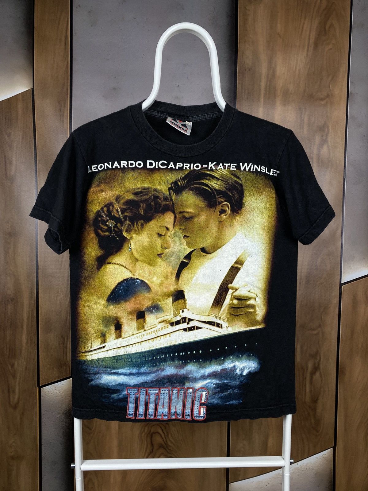 Vintage 🍿Vintage 90s T-Shirt Titanic Y2K Kate Winslet Leonardo Dica🍿 Size US M / EU 48-50 / 2 - 1 Thumbnail