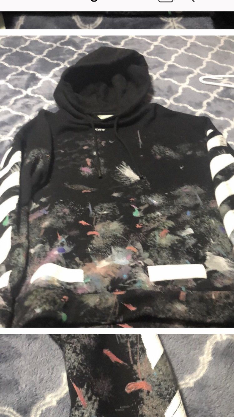 Off-White Off-white galaxy brush hoodie Size US S / EU 44-46 / 1 - 2 Thumbnail