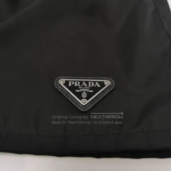 Prada Prada Solid Color Triangle Logo Shorts . Size 39" - 4 Thumbnail