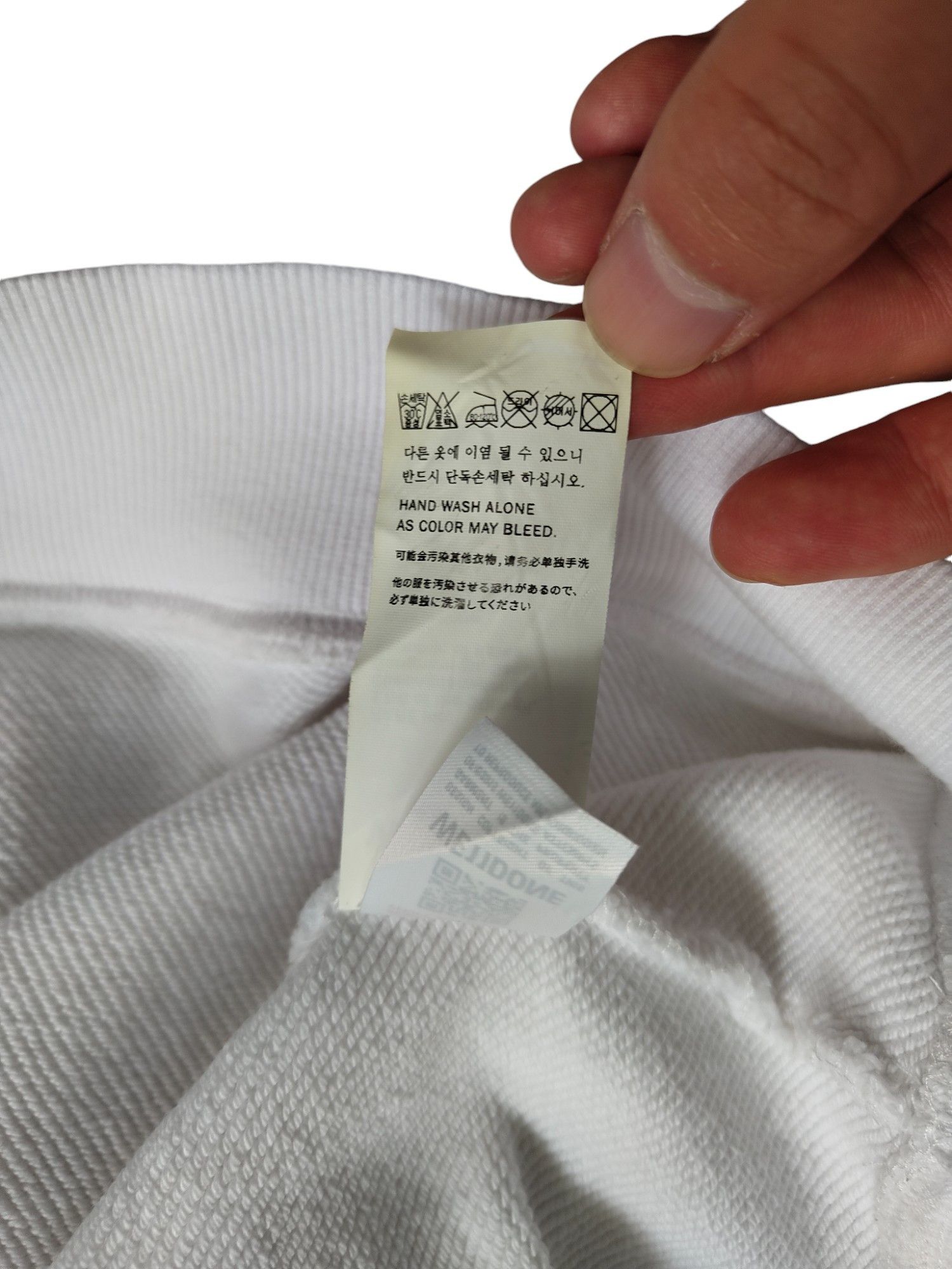 WE11DONE White Cotton Hoodie Size S / US 4 / IT 40 - 8 Thumbnail