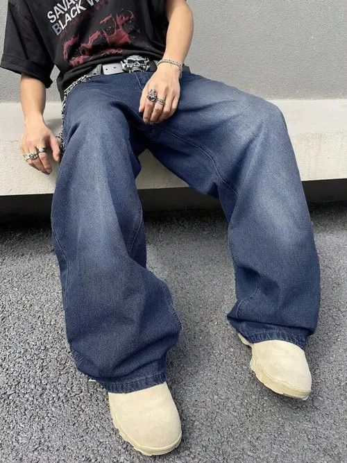 Jean Washed Baggy Denim Jeans Skate Size US 32 / EU 48 - 1 Thumbnail