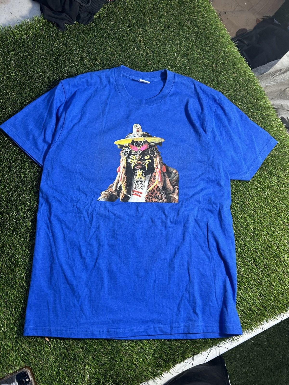 Supreme Supreme SS20 Rammellzee Blue Tee Size US L / EU 52-54 / 3 - 2 Thumbnail