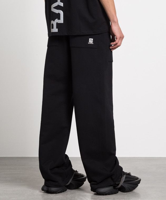 Balmain o1y0426 Logo Jogger & Sweatpant in Black Size US 30 / EU 46 - 3 Thumbnail