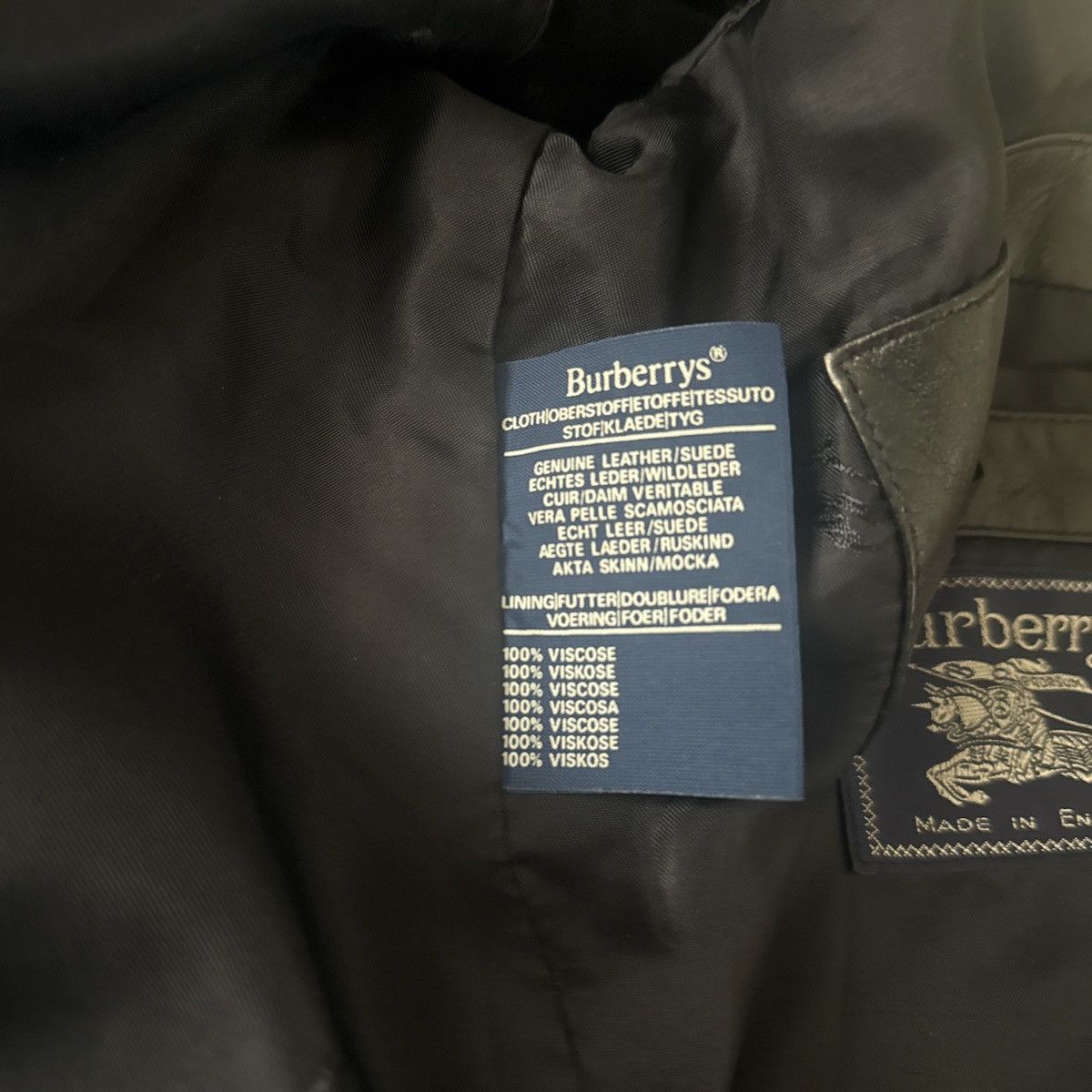 Burberry Burberry vintage leather jacket Size US M / EU 48-50 / 2 - 4 Thumbnail