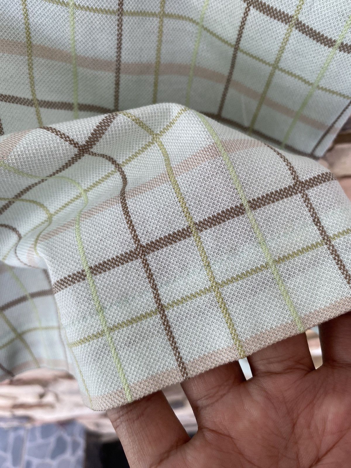 Vintage Rare Vintage Burberry London Checkered Single Stitch Polos Size US M / EU 48-50 / 2 - 10 Thumbnail