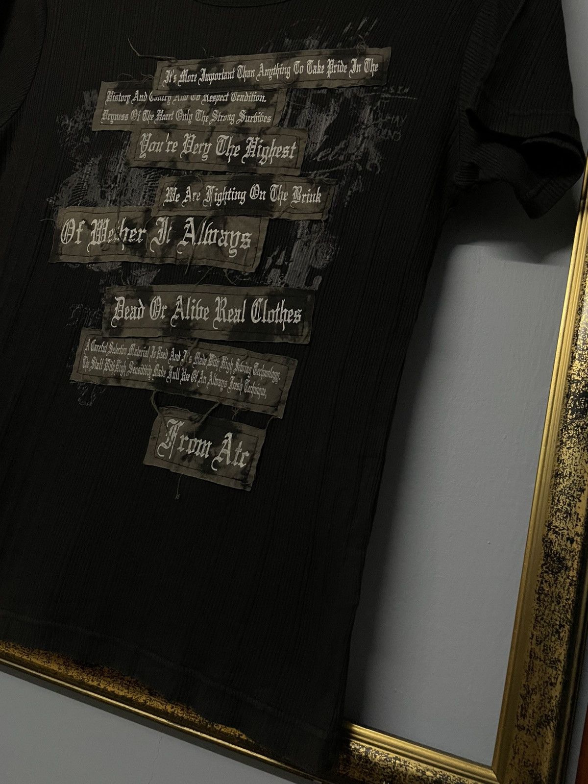 Designer × Japanese Brand × Vintage Vintage 1990s Japan Designer In The Attic Post Punk Poem Tee Size US S / EU 44-46 / 1 - 5 Thumbnail