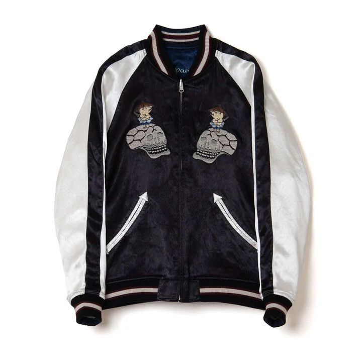 Studio D'Artisan Studio D'artisan-Men's Satin Sukajan Reversible Woven Jacket Size US M / EU 48-50 / 2 - 1 Thumbnail