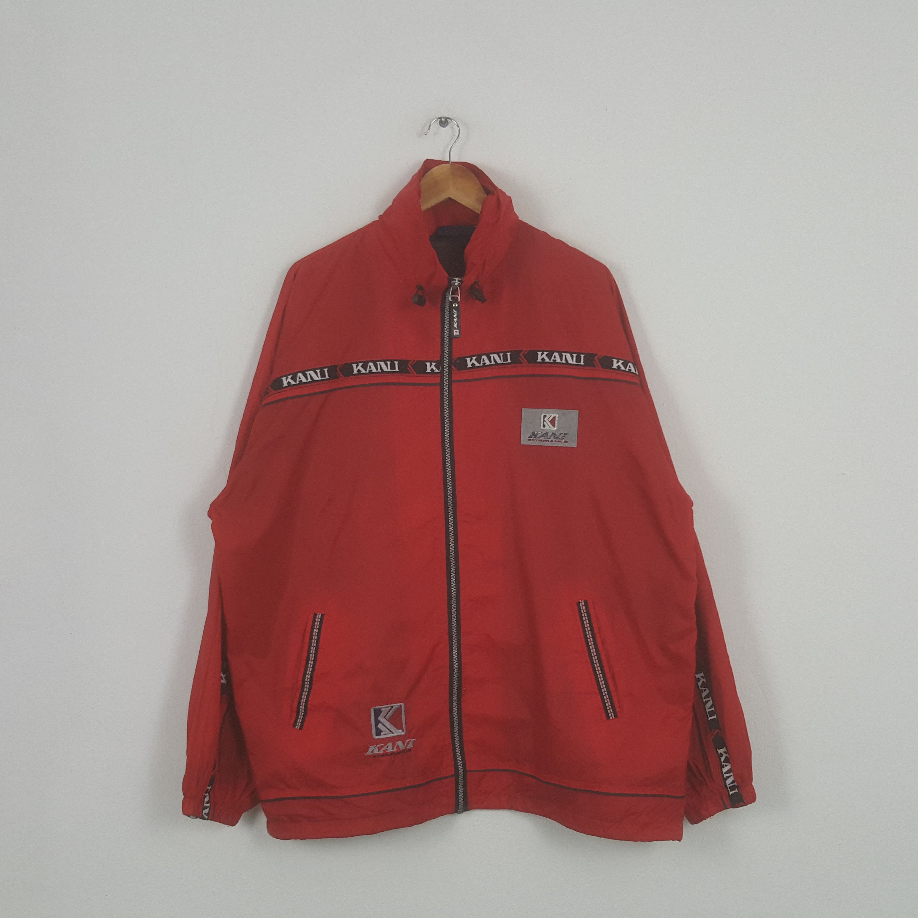 Karl Kani × Vintage Vintage Kani Endurance Sports Style Windbreaker Jacket Size US XXL / EU 58 / 5 - 3 Thumbnail
