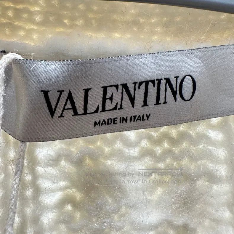 Valentino Valentino Floral embroidered logo alpaca knitted cardigan Size XXS / US 00 / IT 34 - 3 Thumbnail