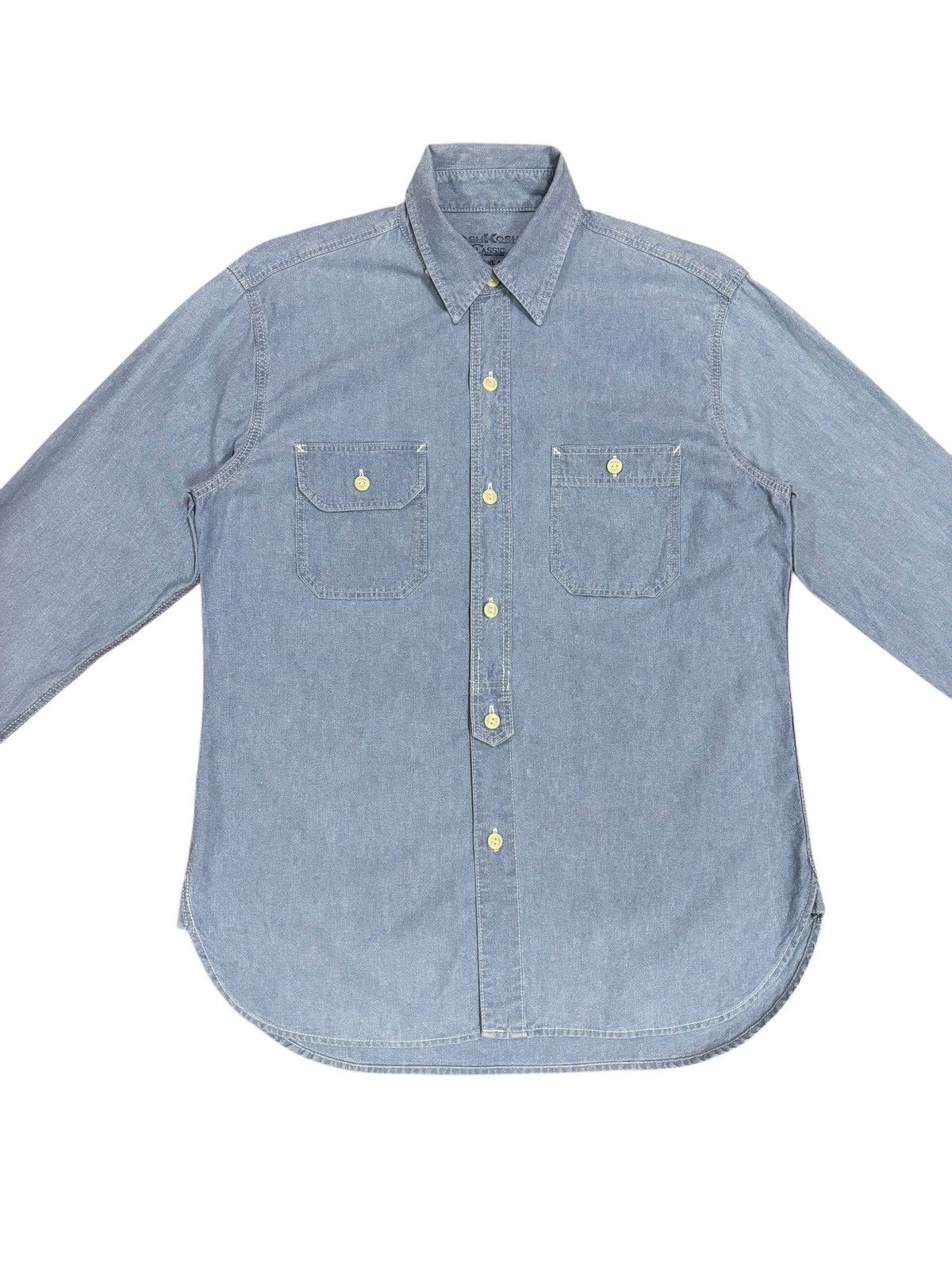 Oshkosh Vintage Oshkosh Faded Button Up Denim Size US S / EU 44-46 / 1 - 3 Thumbnail