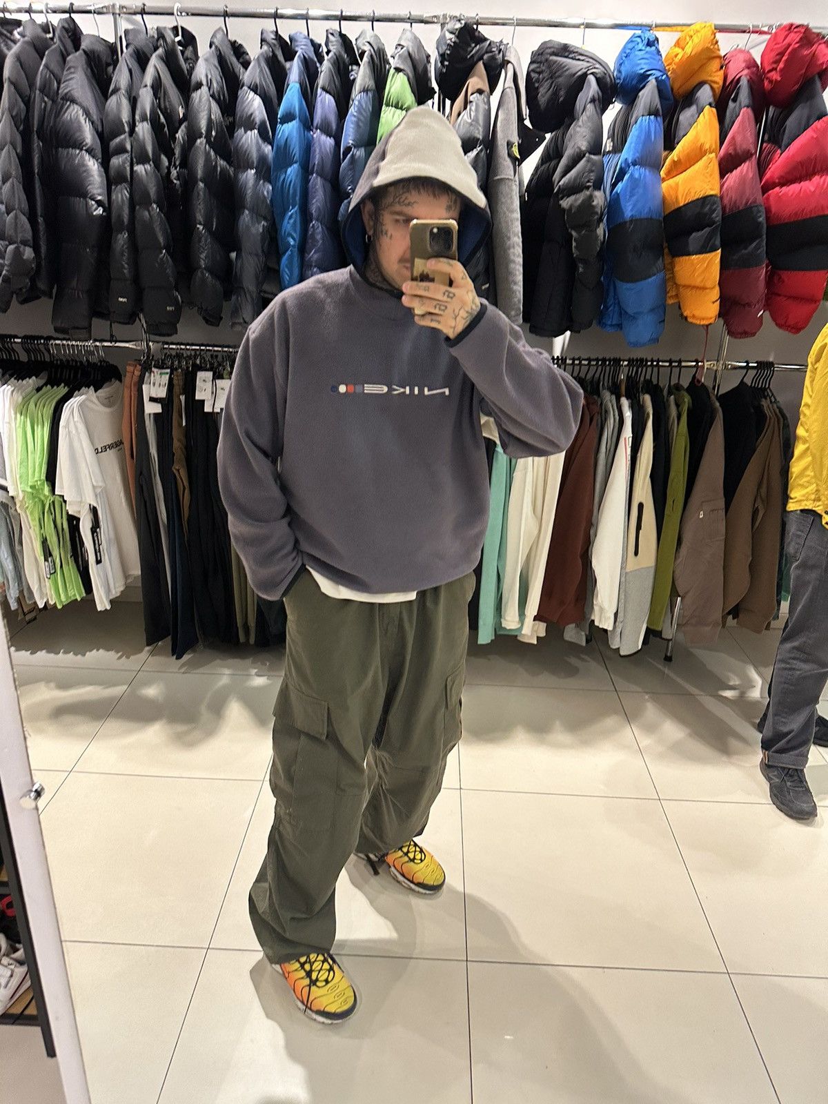 Nike × Vintage Nike fleece vintage ninja Size US L / EU 52-54 / 3 - 21 Thumbnail
