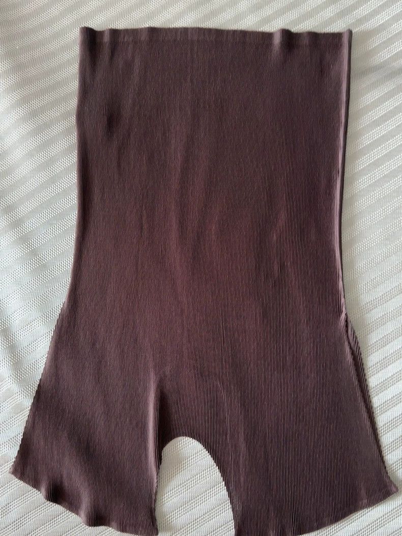 Issey Miyake Issey Miyake size:3 Brown pleated short-sleeved top Size XS / US 0-2 / IT 36-38 - 6 Thumbnail