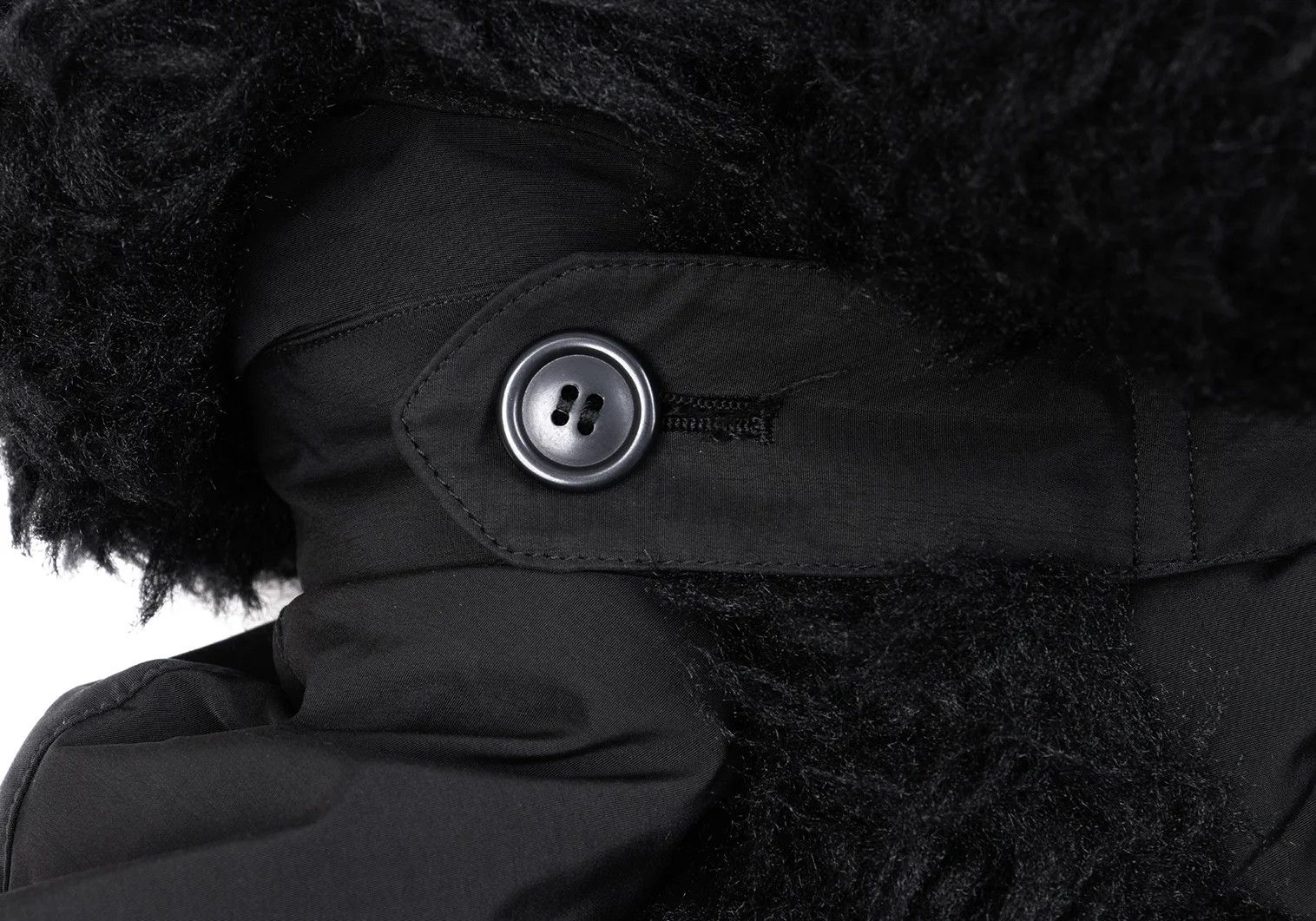 Issey Miyake Polyester Padded Long Coat in Black, Size M Size US M / EU 48-50 / 2 - 4 Thumbnail