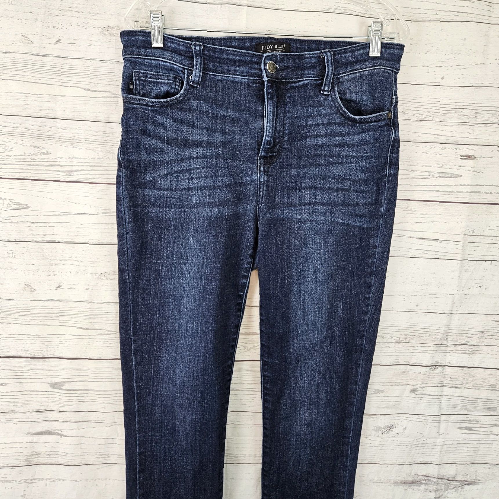 Vintage Judy Blue Womens Skinny Jeans Sz 11/30 Blue Dark Wash Mid Rise Denim Style Jeans Womens 30 Blue Skinny 90s? (No, keep accurate) Size 30" / US 8 / IT 44 - 2 Thumbnail