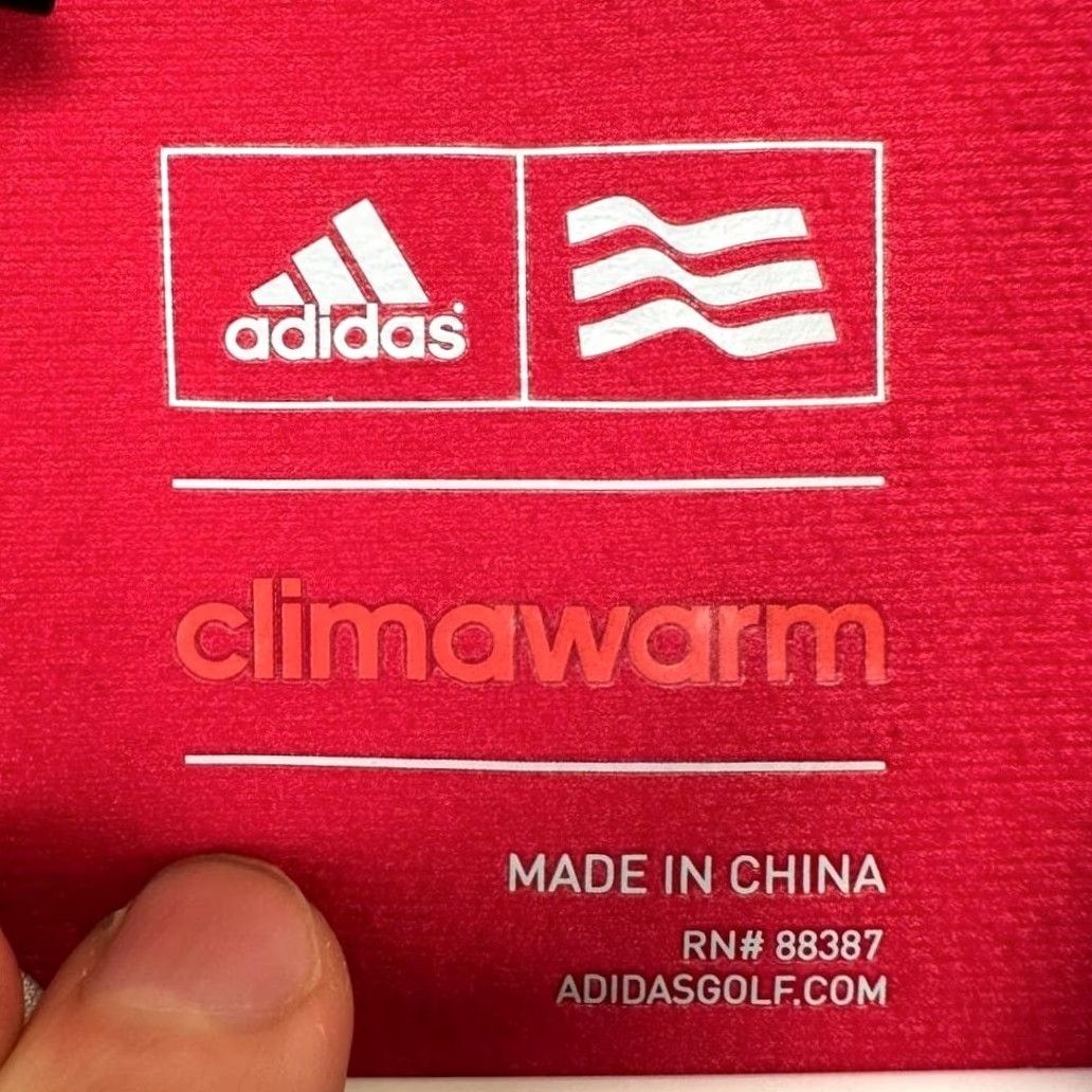 Adidas Adidas Sweatshirt Pullover Mens Large Red Climawarm Quarter Zip Golf Performance Size US L / EU 52-54 / 3 - 5 Thumbnail