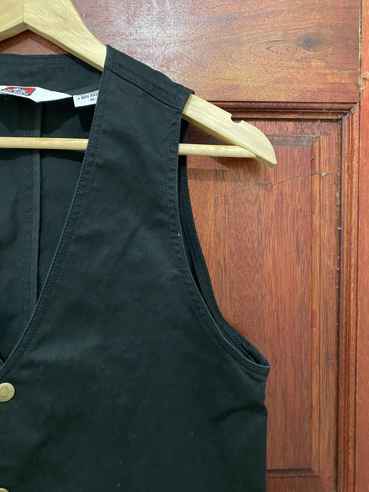 Ben Davis × Vintage Vintage Ben Davis Black Vest Jacket Size US M / EU 48-50 / 2 - 4 Thumbnail
