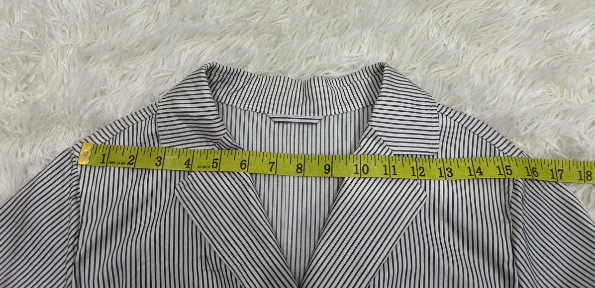 Burberry Burberry London Striped Cotton Blazer Jacket Made in Japan Size S / US 4 / IT 40 - 9 Thumbnail