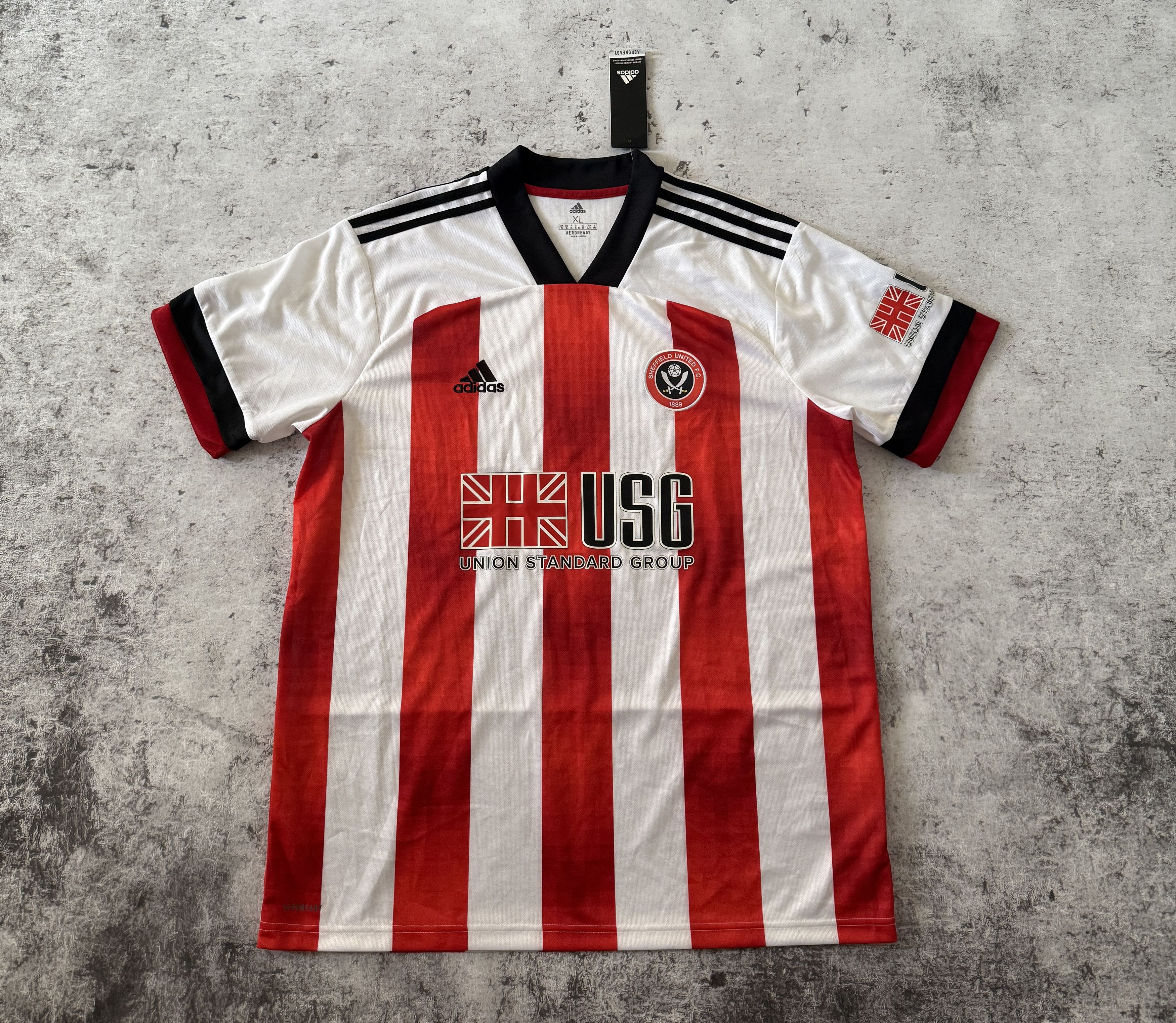 Adidas SHEFFIELD UNITED 2016/2017 FOOTBALL SHIRT JERSEY MAILLOT XL Size US XL / EU 56 / 4 - 1 Thumbnail