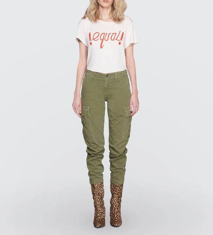 RE/DONE o1mle0524 Cargo Pants in Green Size 26" / US 2 / IT 38 - 4 Thumbnail