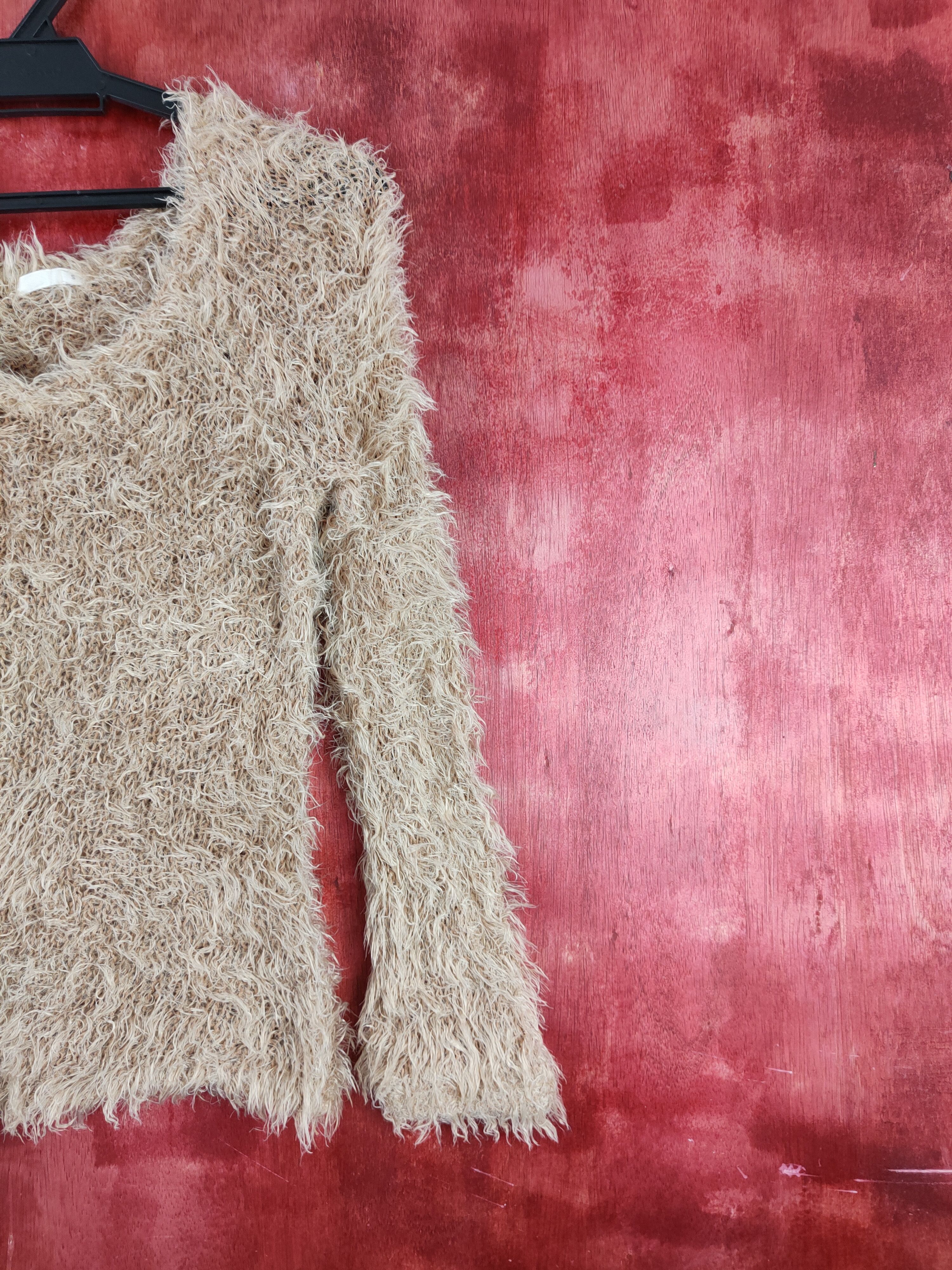 Homespun Knitwear × Japanese Brand Japanese Brand Brown Shag Shaggy Fur Mohair Knitwear #S2026 Size S / US 4 / IT 40 - 5 Thumbnail