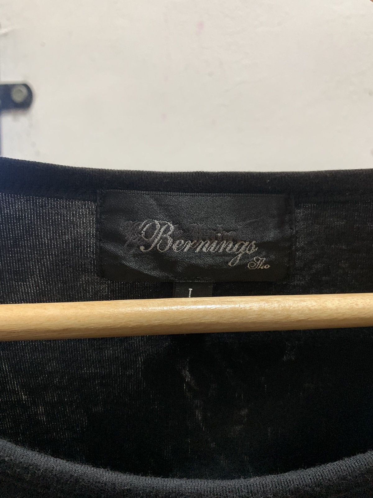 Hysteric Glamour Japanese Brand Bernings The Black Label poem Faded Size US L / EU 52-54 / 3 - 5 Thumbnail
