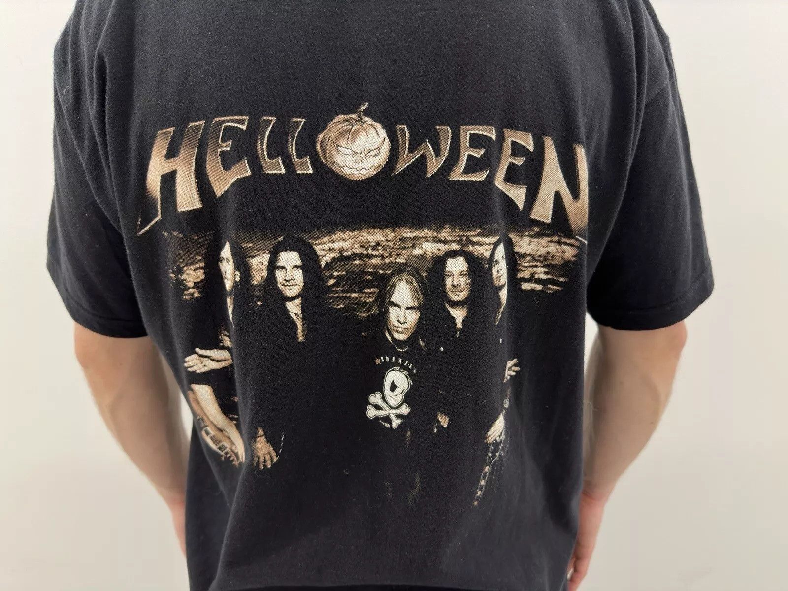Vintage Vintage Helloween 1990s 90s SHIRT ROCK TOUR concert band Tee Size US XL / EU 56 / 4 - 4 Thumbnail