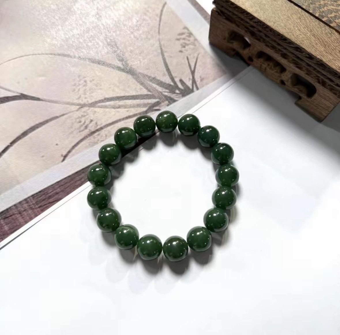 Other Green Jade Bracelet Size ONE SIZE - 1 Thumbnail