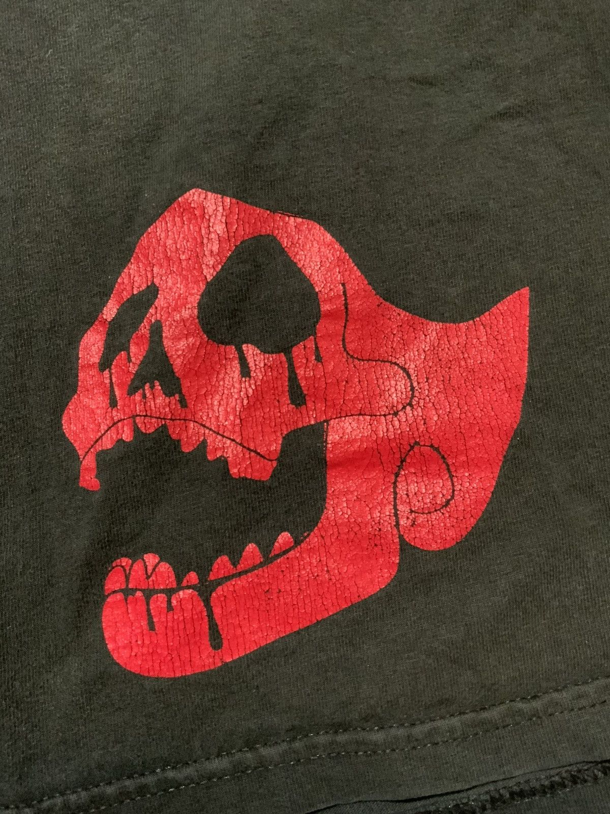 Champion Vintage Y2K Slipknot Champion Skull Heavy MetalShorts Size US 34 / EU 50 - 8 Thumbnail