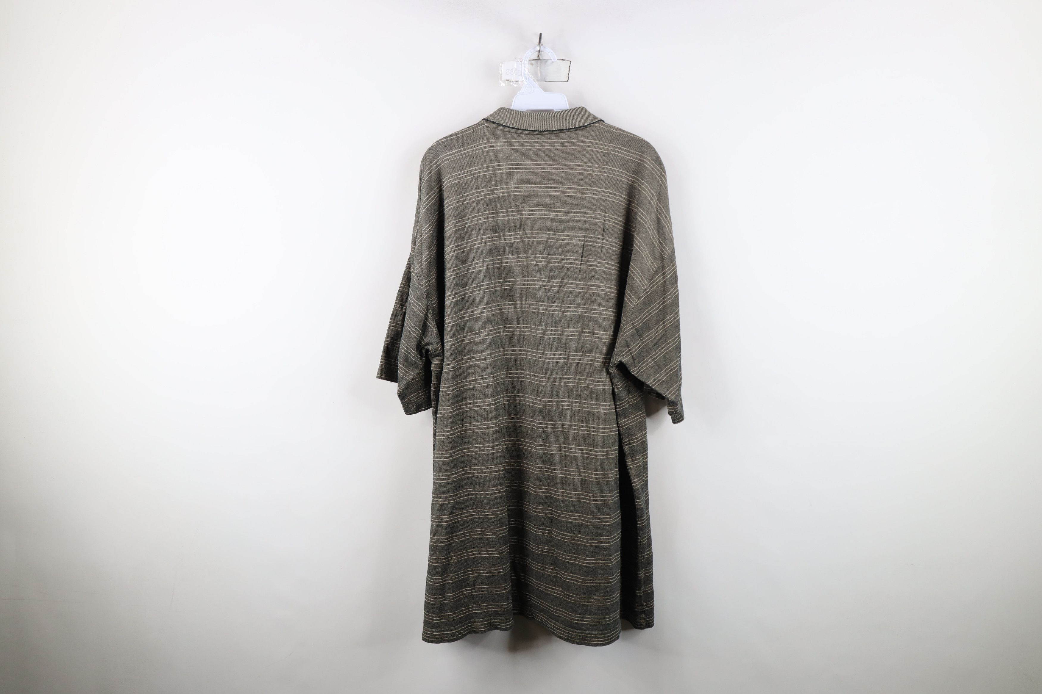 Vintage Vintage 90s Streetwear Striped Knit Collared Golf Polo Shirt Size US XL / EU 56 / 4 - 10 Thumbnail