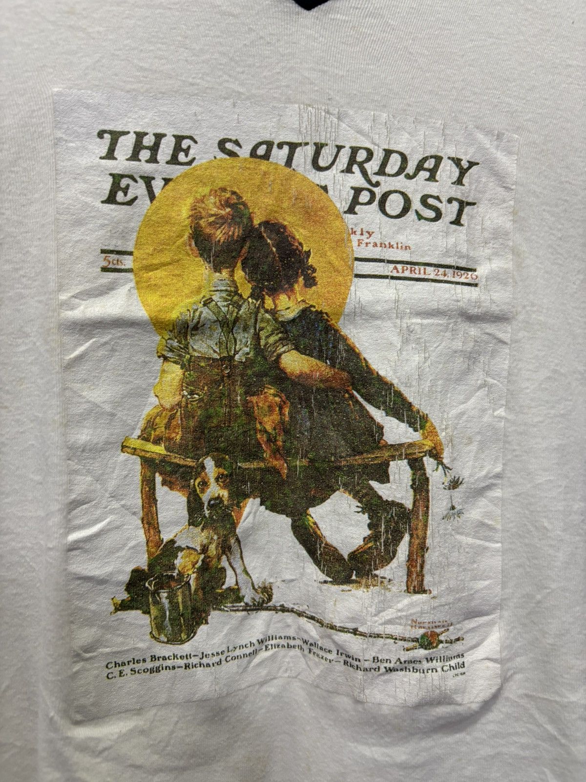 Vintage Vintage The Saturday Evening Post Norman Rockwell Tshirt Size US S / EU 44-46 / 1 - 2 Thumbnail
