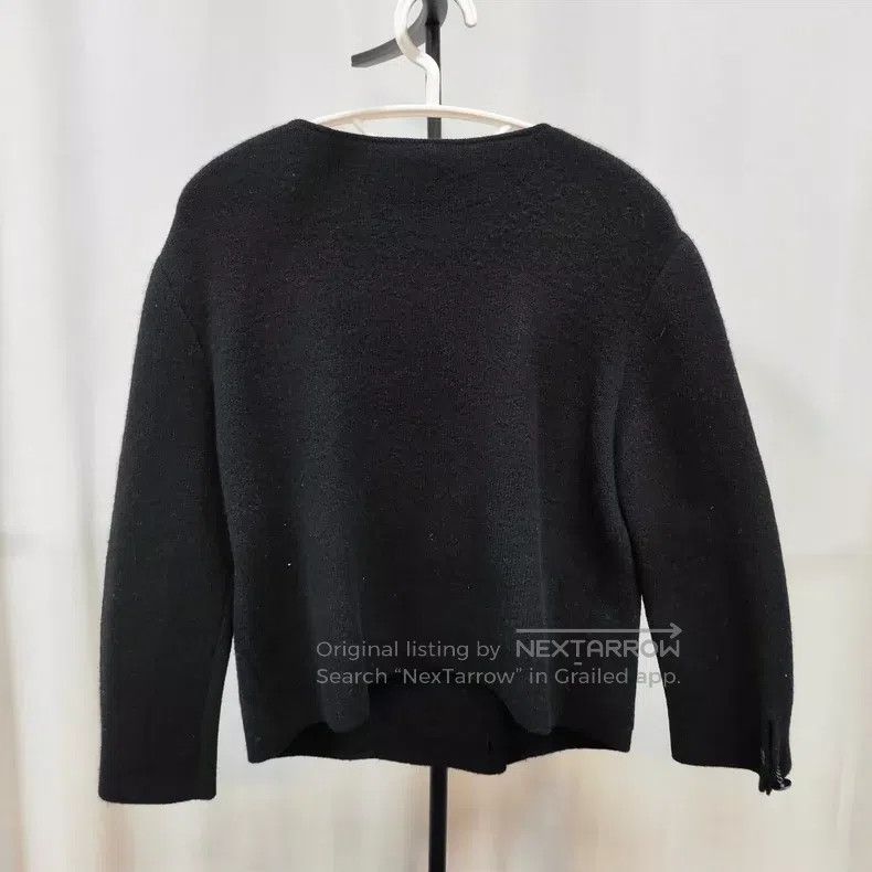 Chanel Chanel Black double-breasted cashmere jacket Size M / US 6-8 / IT 42-44 - 2 Thumbnail