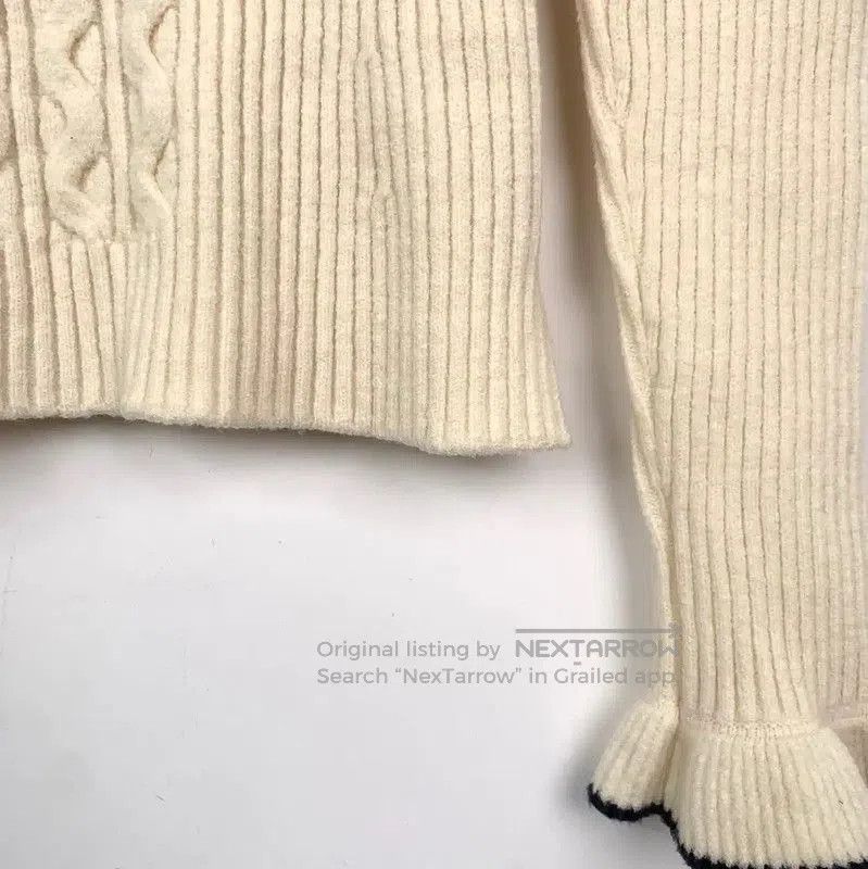 Fendi Fendi Cream Cotton Knit Sweater for Women . Size S / US 4 / IT 40 - 4 Thumbnail