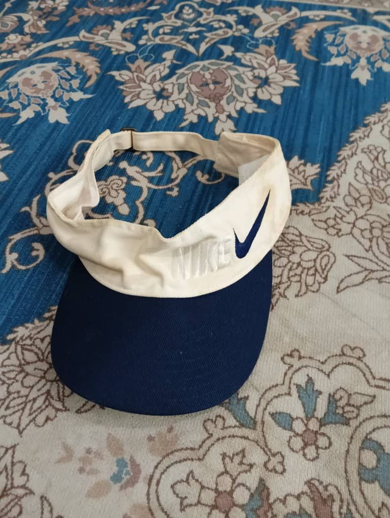 Nike × Vintage Vintage Nike 90s visor cap Size 36 - 1 Thumbnail