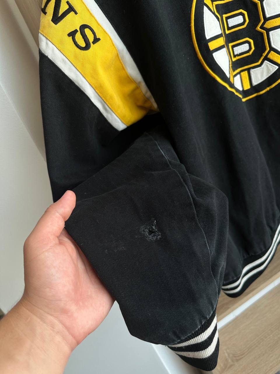 NHL × Vintage Vintage Hockey Delong NHL Boston Bruins Bomber Jacket Size US M / EU 48-50 / 2 - 23 Thumbnail