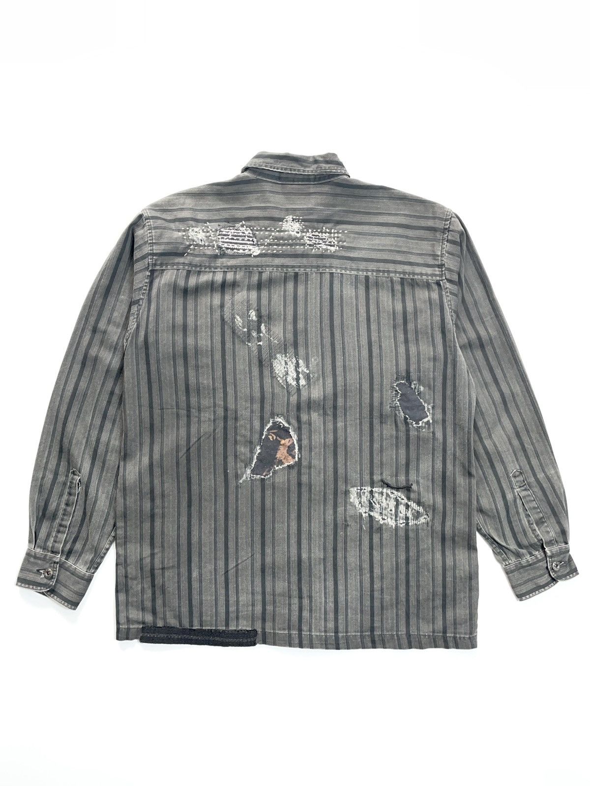 Japanese Brand × Vintage Custom reworked Japanese vintage shirt Create Barefoot Size US L / EU 52-54 / 3 - 2 Thumbnail