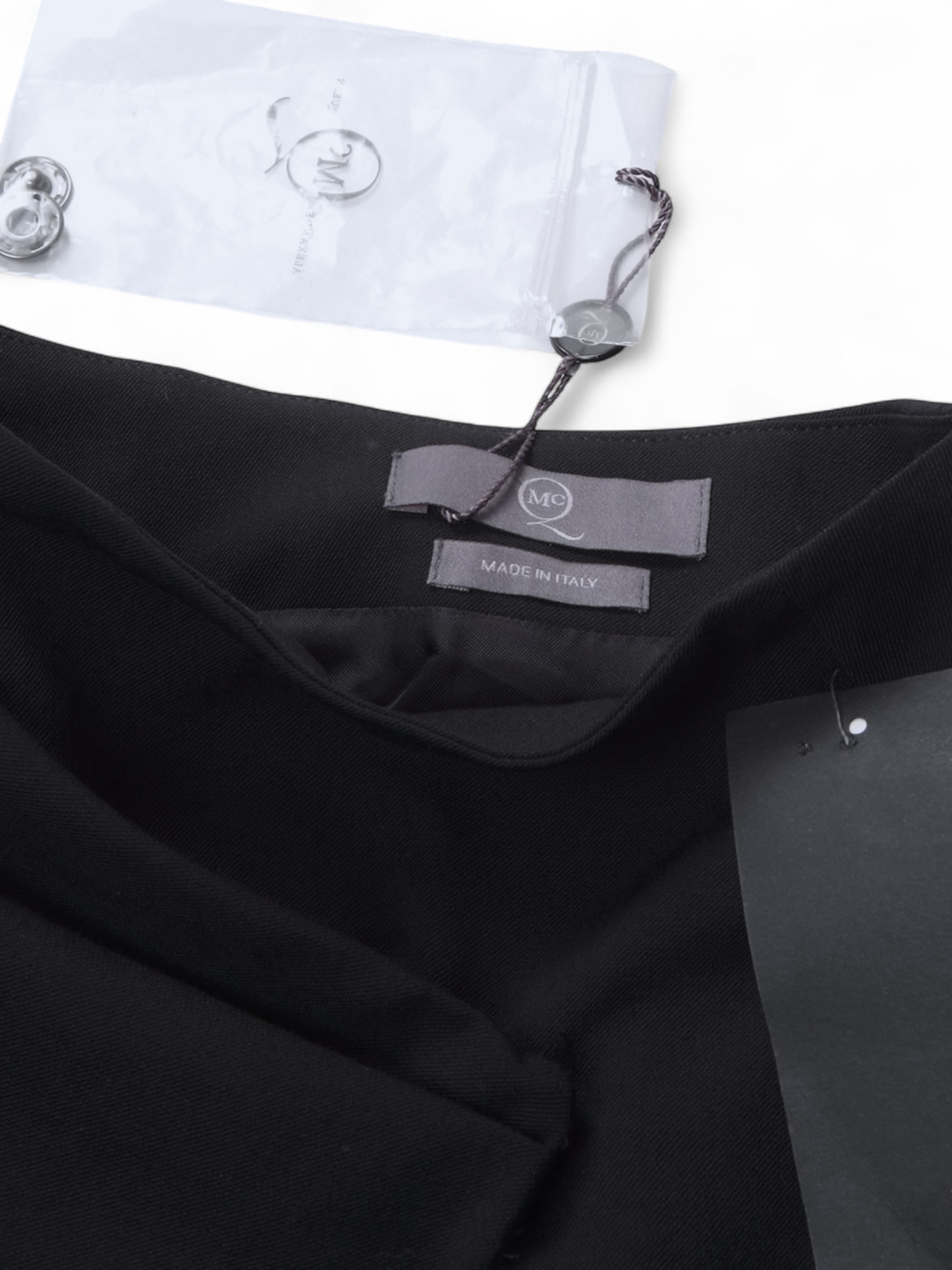Alexander McQueen Alexander McQueen Asymmetric Black Mini Skirt US2 Size 26" / US 2 / IT 38 - 3 Thumbnail