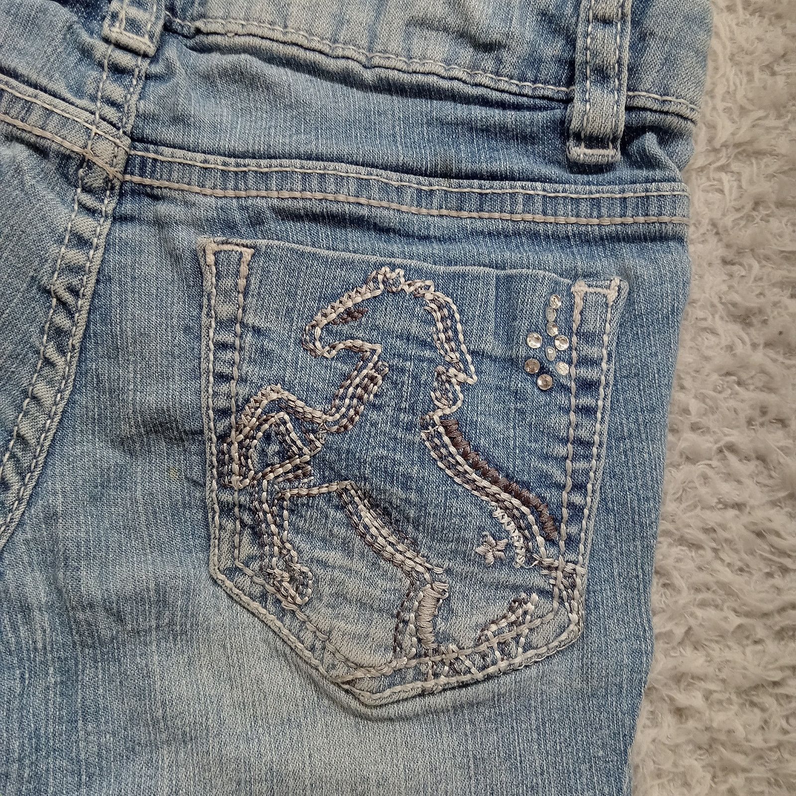 Route 66 Lot of 2 Jean Shorts Route 66 Cat & Jack Girls 7 Mixed Brand Size 24" / US 00 / IT 34 - 3 Thumbnail