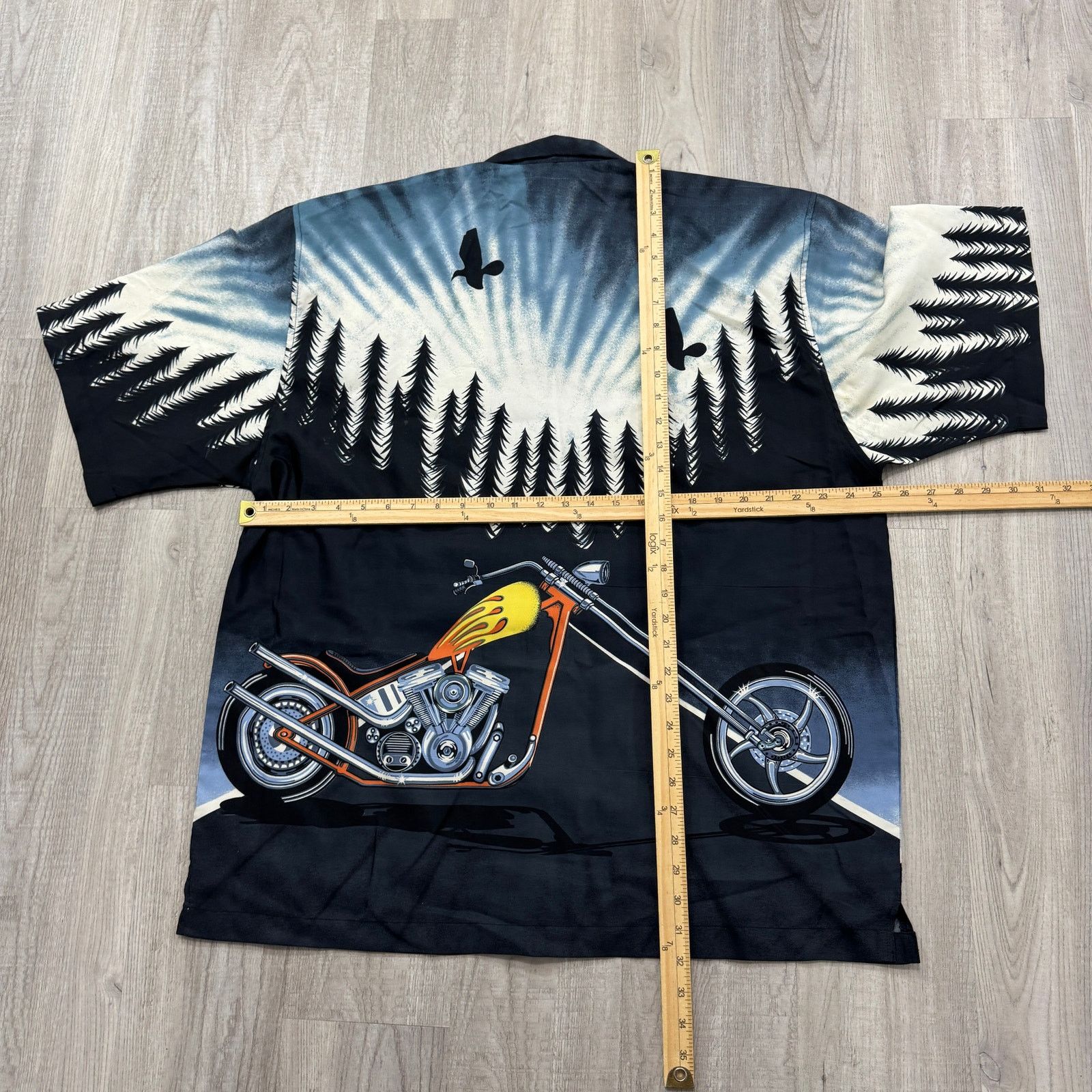 Vintage Vintage Malibu Dreams Motorcycle Short Sleeve Button Shirt Size US XL / EU 56 / 4 - 6 Thumbnail