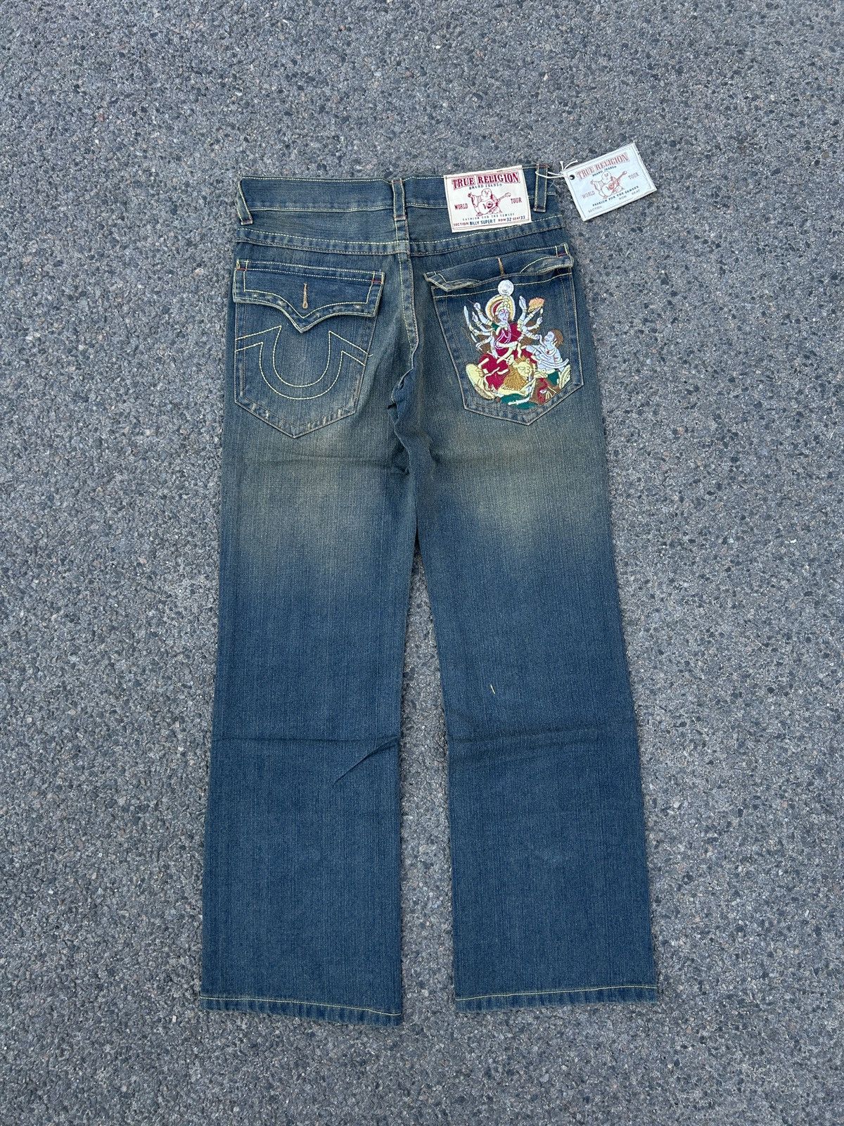 Mens New True Religion Jeans Denim streetwear pants y2k hype