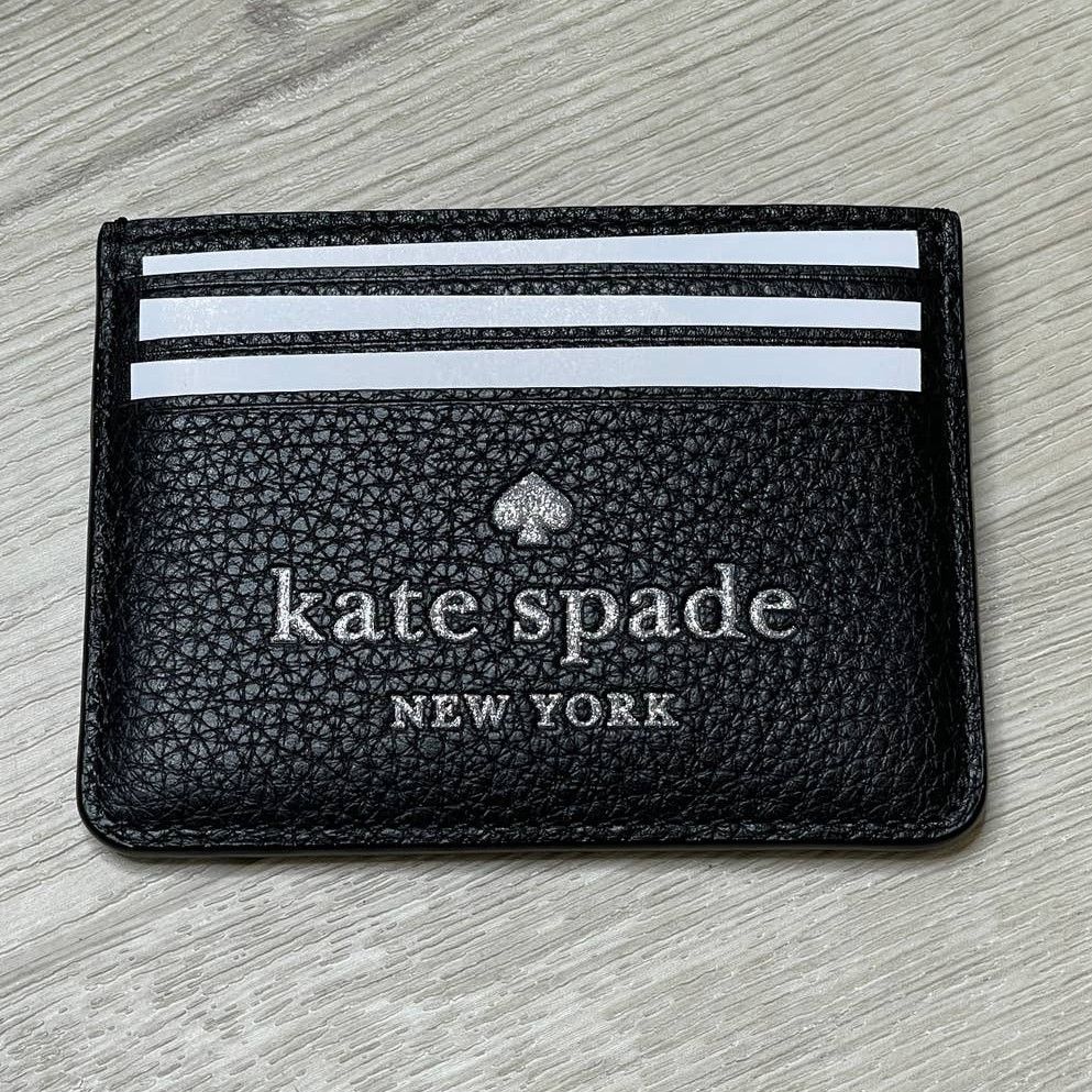 Kate Spade Kate Spade glitter on small slim card holder Rose Smoke Size ONE SIZE - 2 Thumbnail