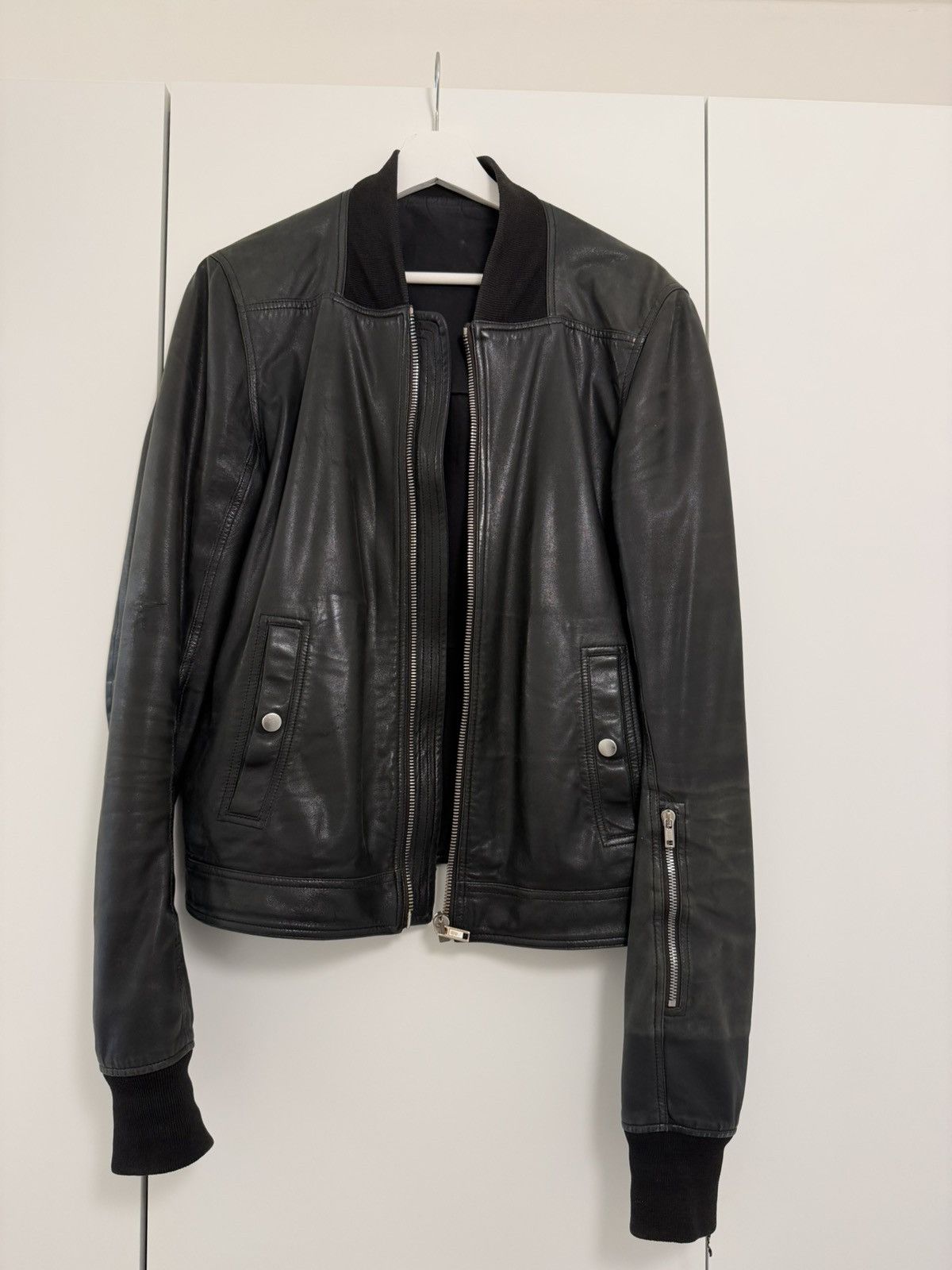 Rick Owens Rick Owens Leather Jacket Size US M / EU 48-50 / 2 - 1 Thumbnail