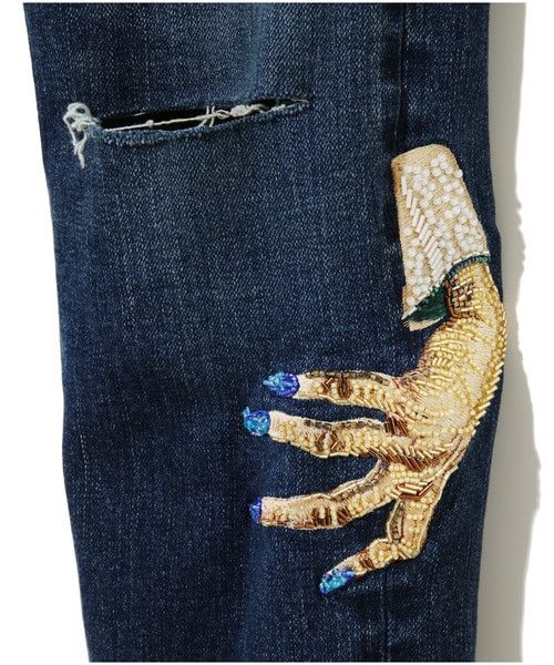Undercover Undercover 2023 AW "Komische" Hand Denim Pants Size US 34 / EU 50 - 3 Thumbnail