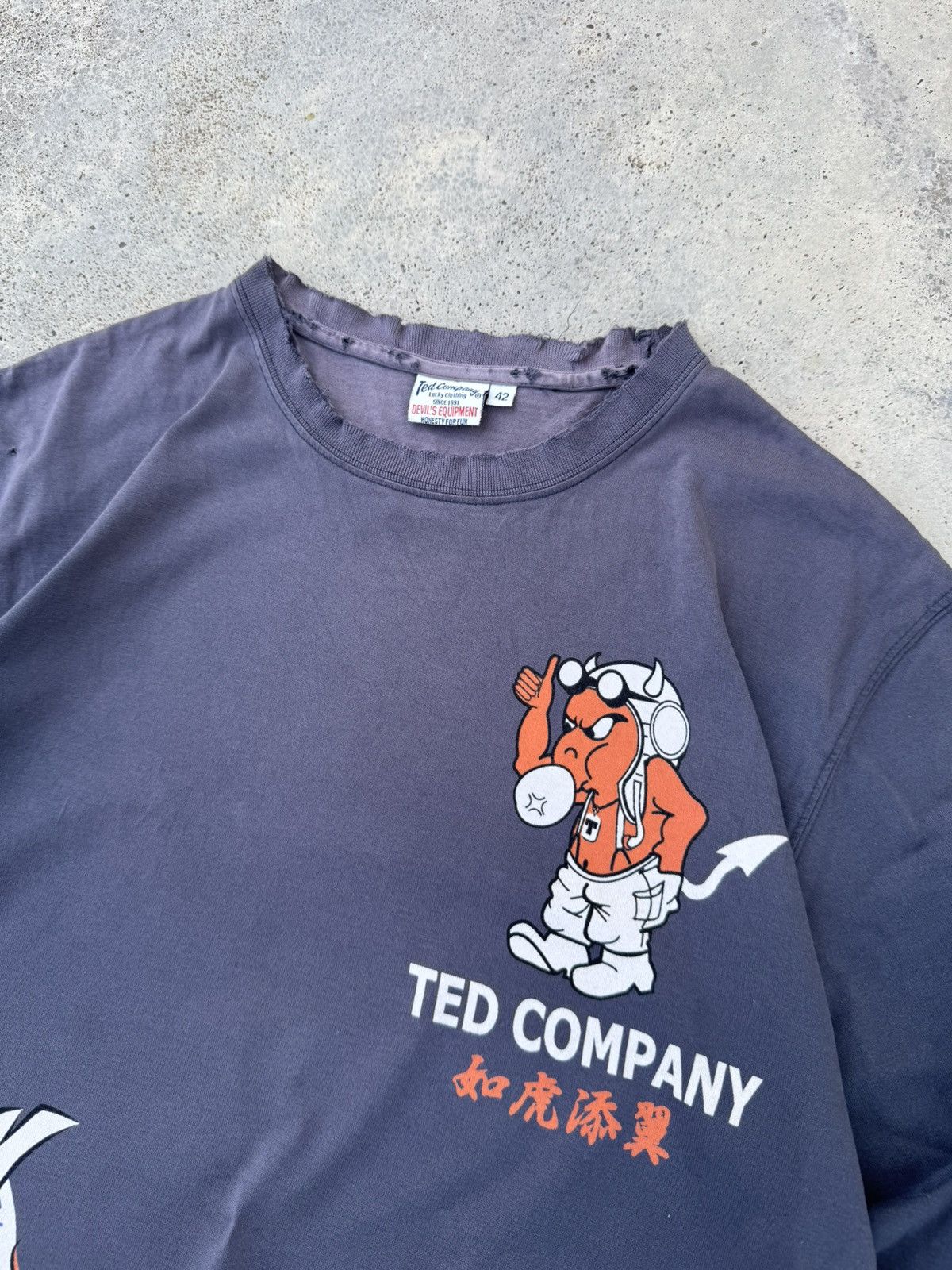 Tedman Thrashed 2000s Tedman Distressed Tees Size US M / EU 48-50 / 2 - 10 Thumbnail