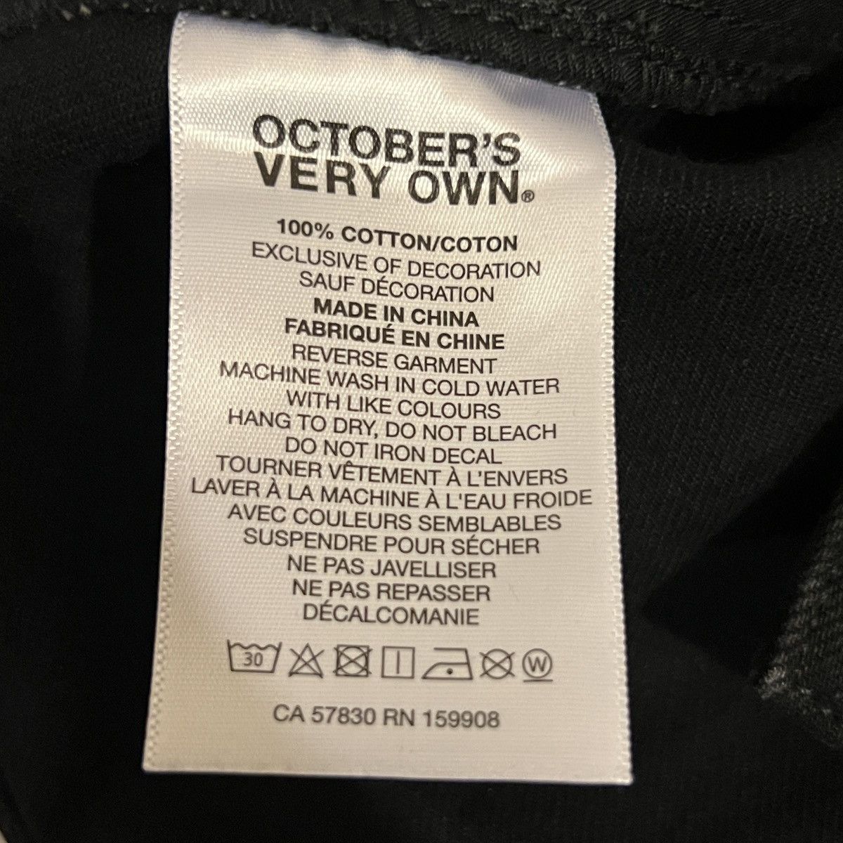 October's Very Own OVO Waxed Canvas Carpenter’s Pants Size US 32 / EU 48 - 9 Thumbnail