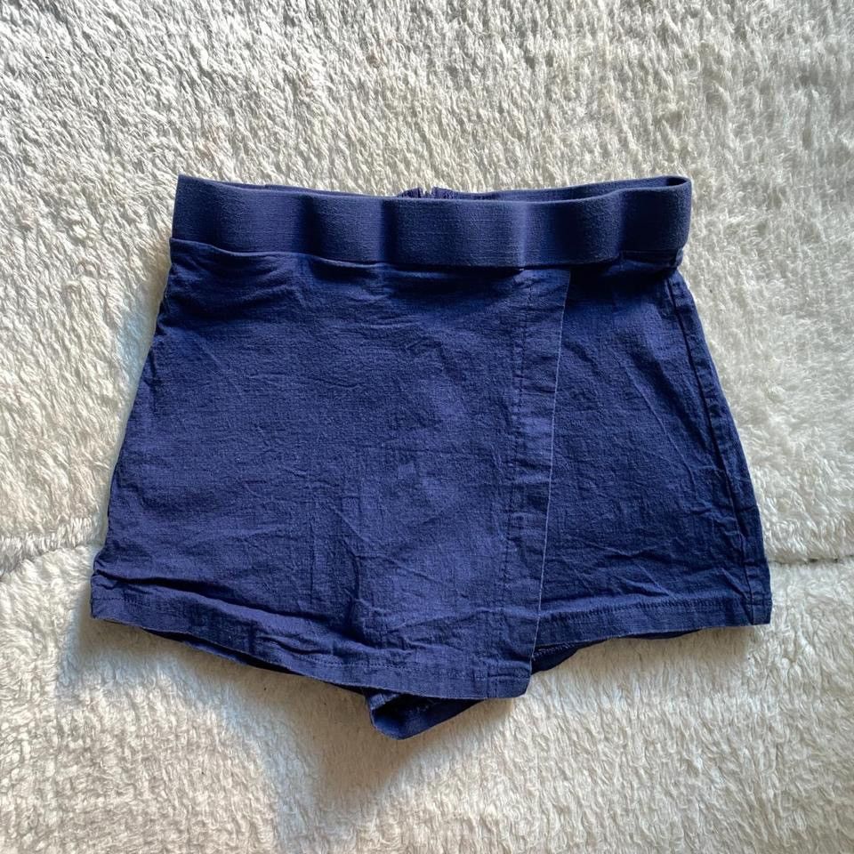 Other Pre-Owned Condition Deep Navy Blue Mini Skort Size 27" / US 4 / IT 40 - 1 Thumbnail