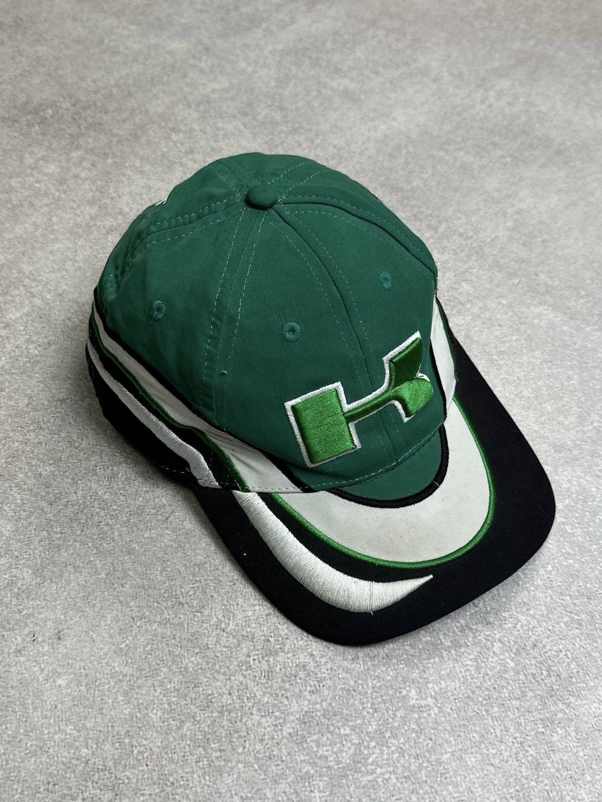 Vintage Vintage Kawasaki Racing Moto Retro Cap Os Size ONE SIZE - 3 Thumbnail