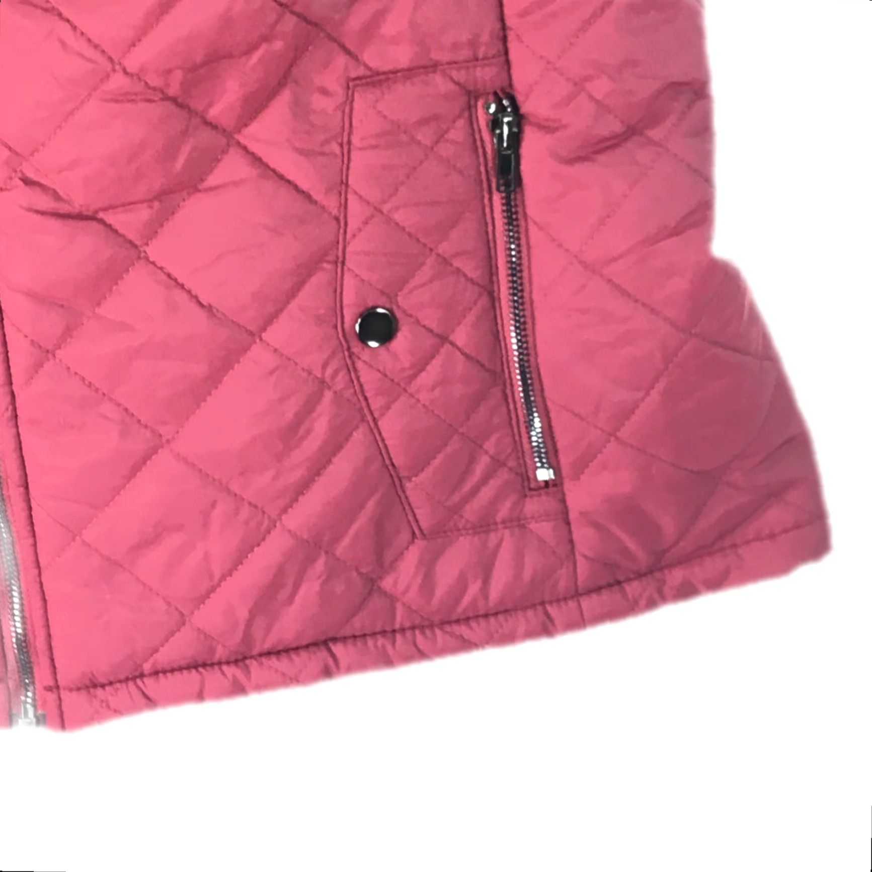 Vintage Art3d Womens Regular Fit Sleeveless Burgundy Puffer Jacket Size XL Zip Size XL / US 12-14 / IT 48-50 - 3 Thumbnail