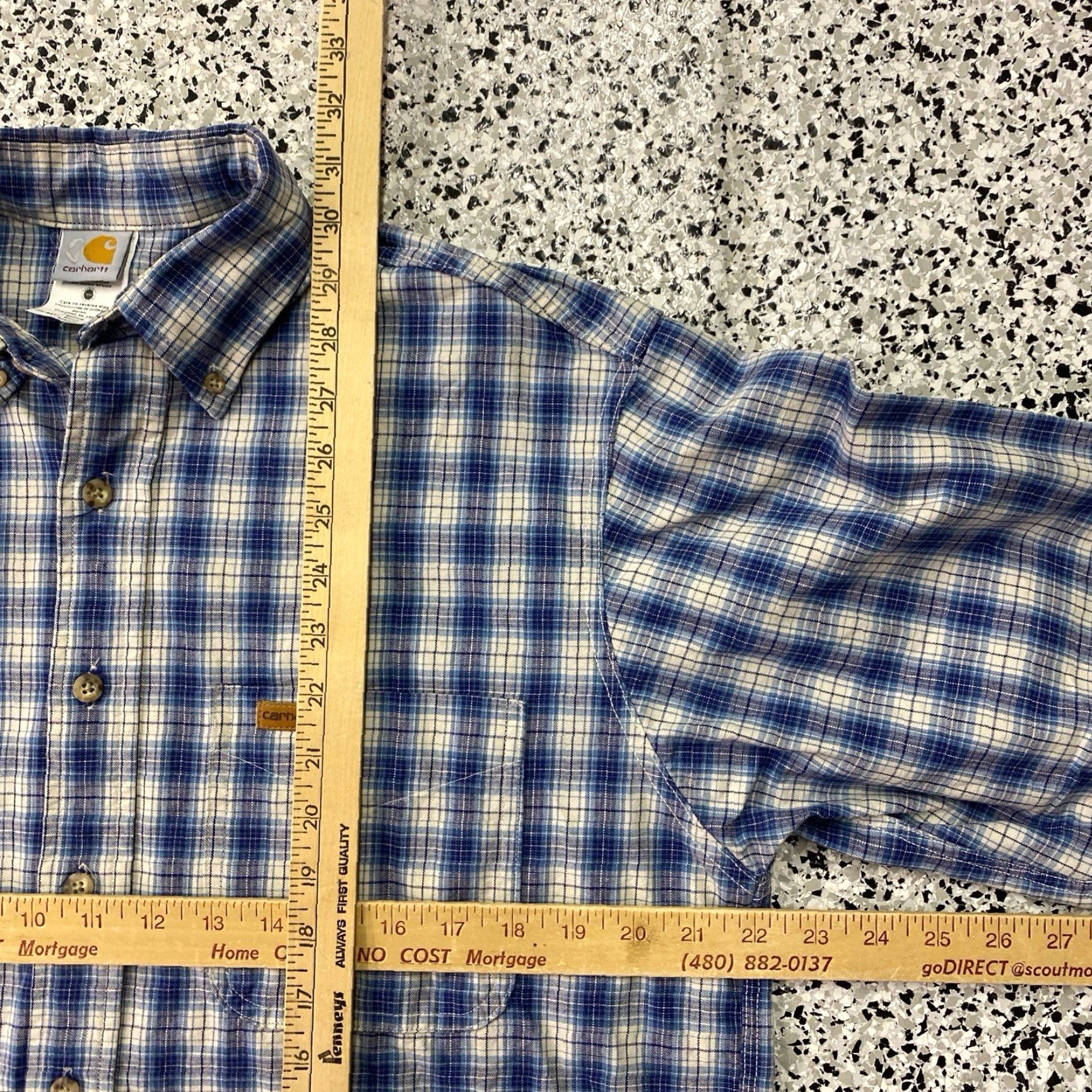 Carhartt VINTAGE Carhartt Thick Button Up Shirt Sz Medium Size US M / EU 48-50 / 2 - 3 Thumbnail