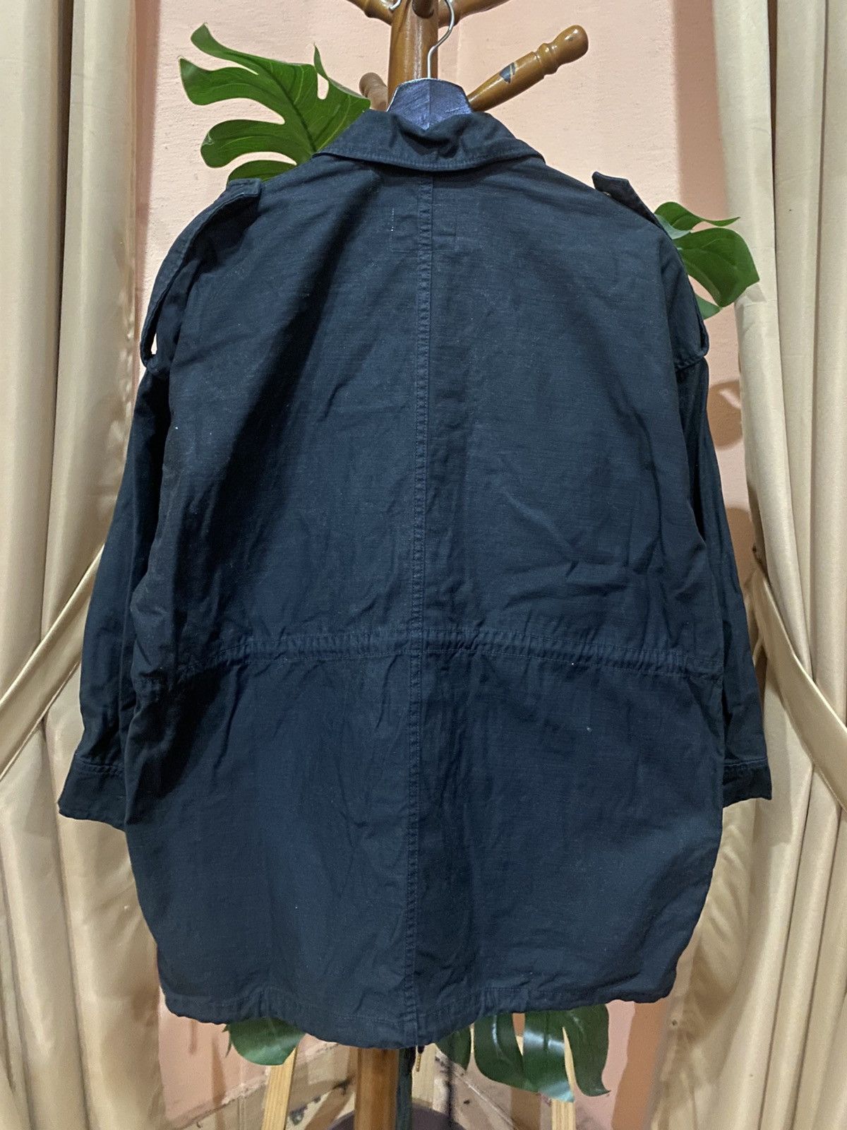 NANO universe Vintage Broderie & Co Nano Universe Military Jacket – Black Size US M / EU 48-50 / 2 - 5 Thumbnail