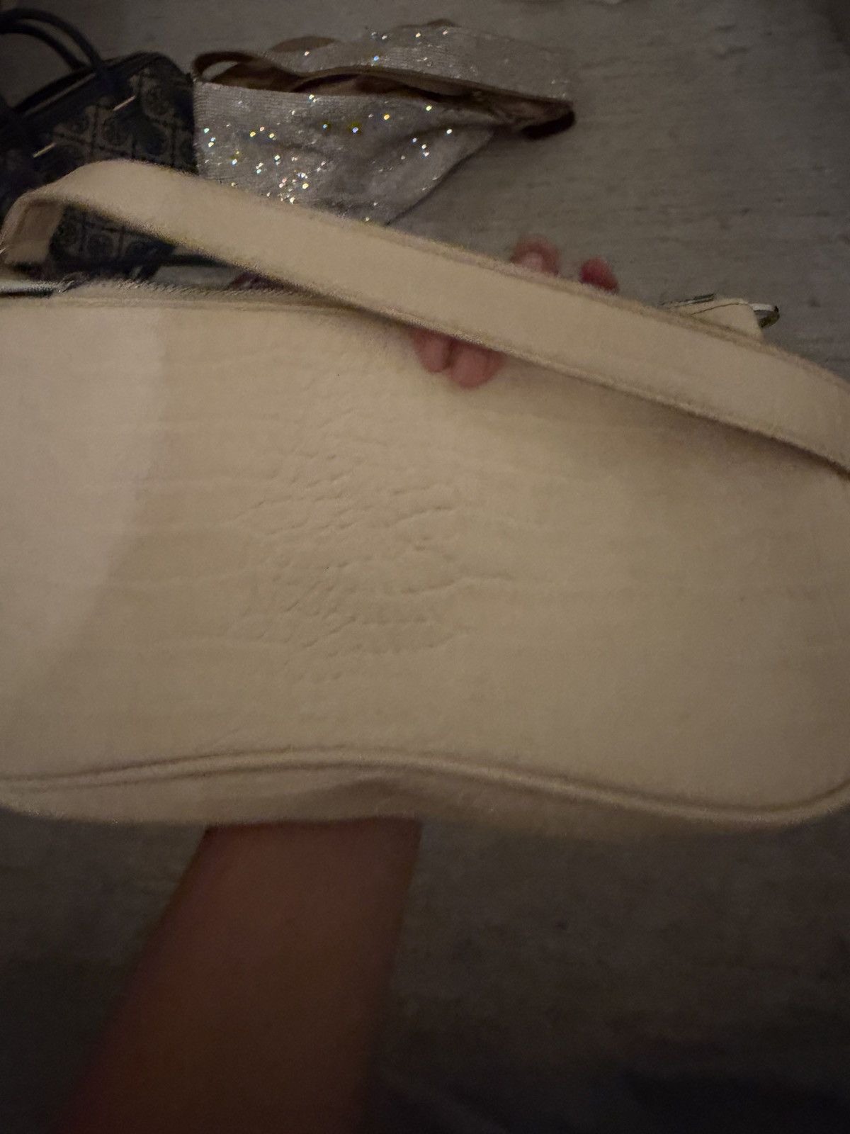 JW PEI Tan crocodile texture JW Pei shoulder bag Size ONE SIZE - 3 Thumbnail